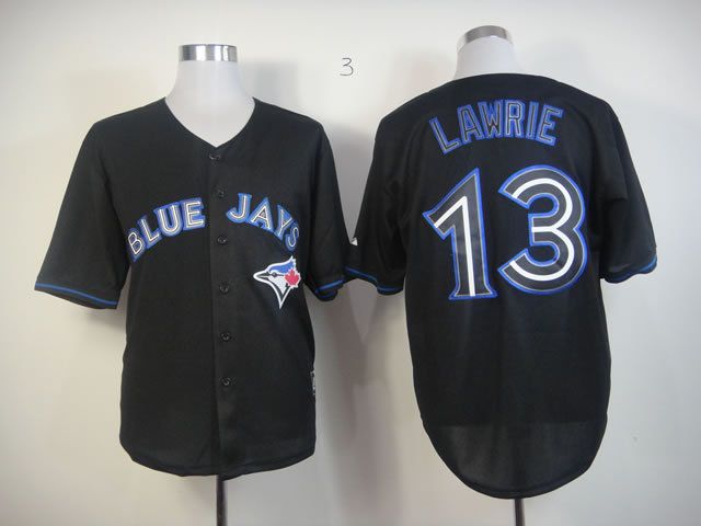 Men Toronto Blue Jays #13 Lawrie Black MLB Jerseys->toronto blue jays->MLB Jersey
